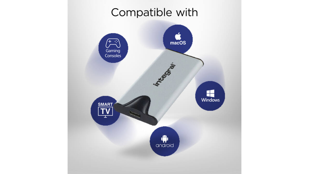 SSD Integral SlimXpress Portable USB-C 1TB
