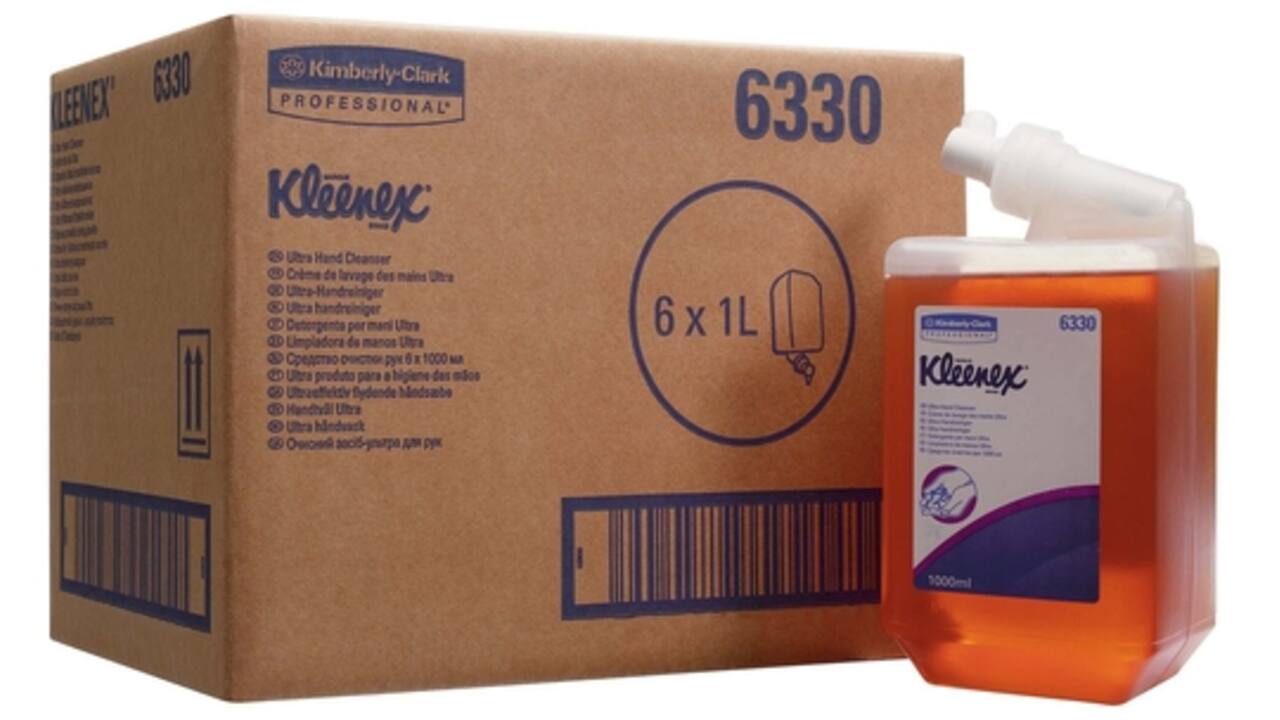 Handzeep Kleenex Ultra vloeibaar amber 1000ml 6330