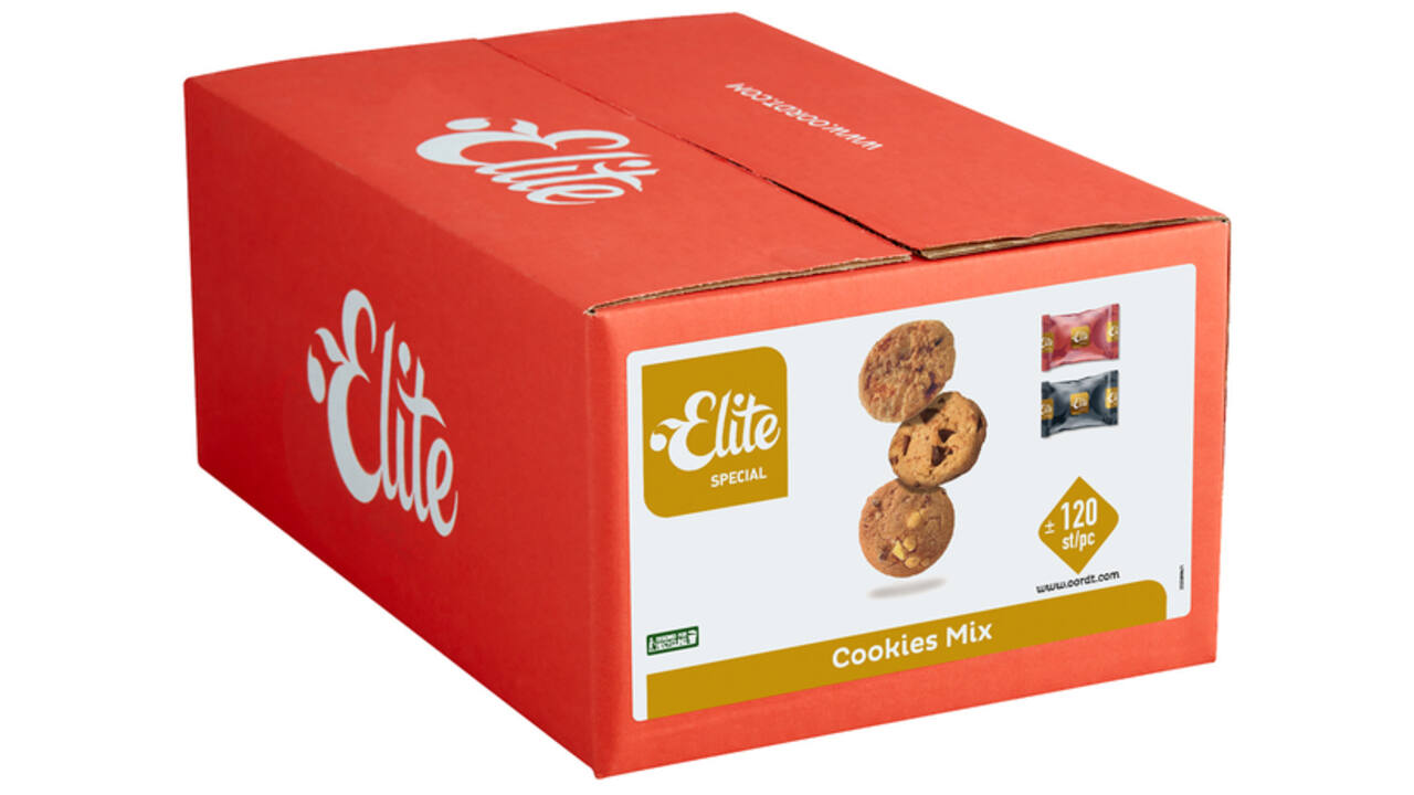 Koekjes Elite cookies mix 120 stuks