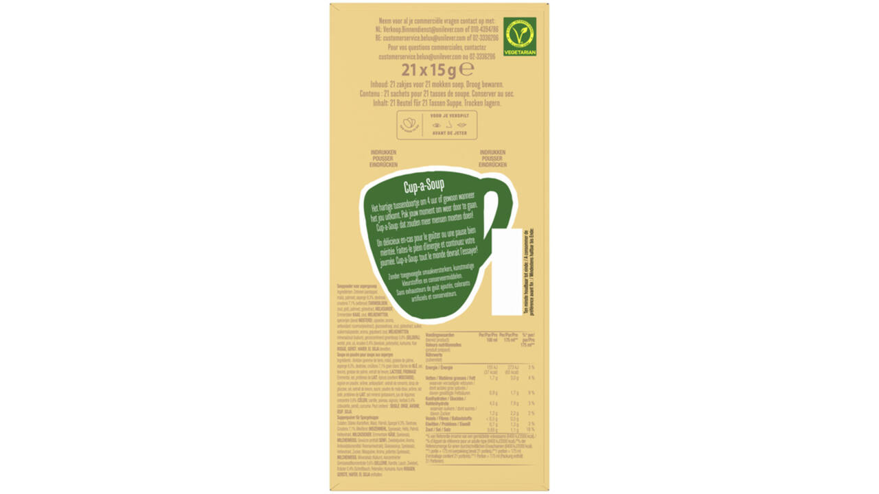 Cup-a-Soup Knorr asperge 21x175ml