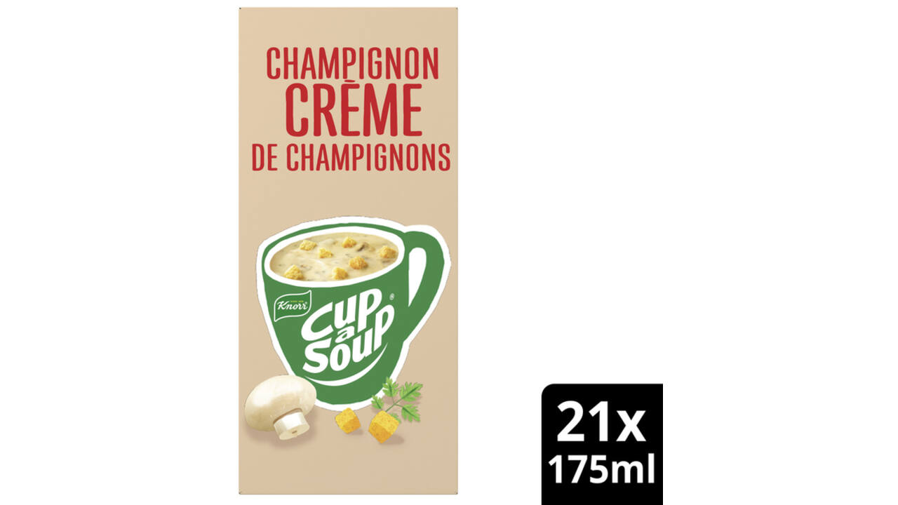 Cup-a-Soup Knorr champignon crème 21x175ml