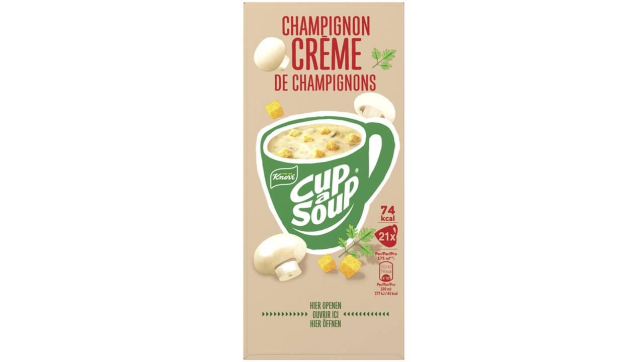 Cup-a-Soup Knorr champignon crème 21x175ml