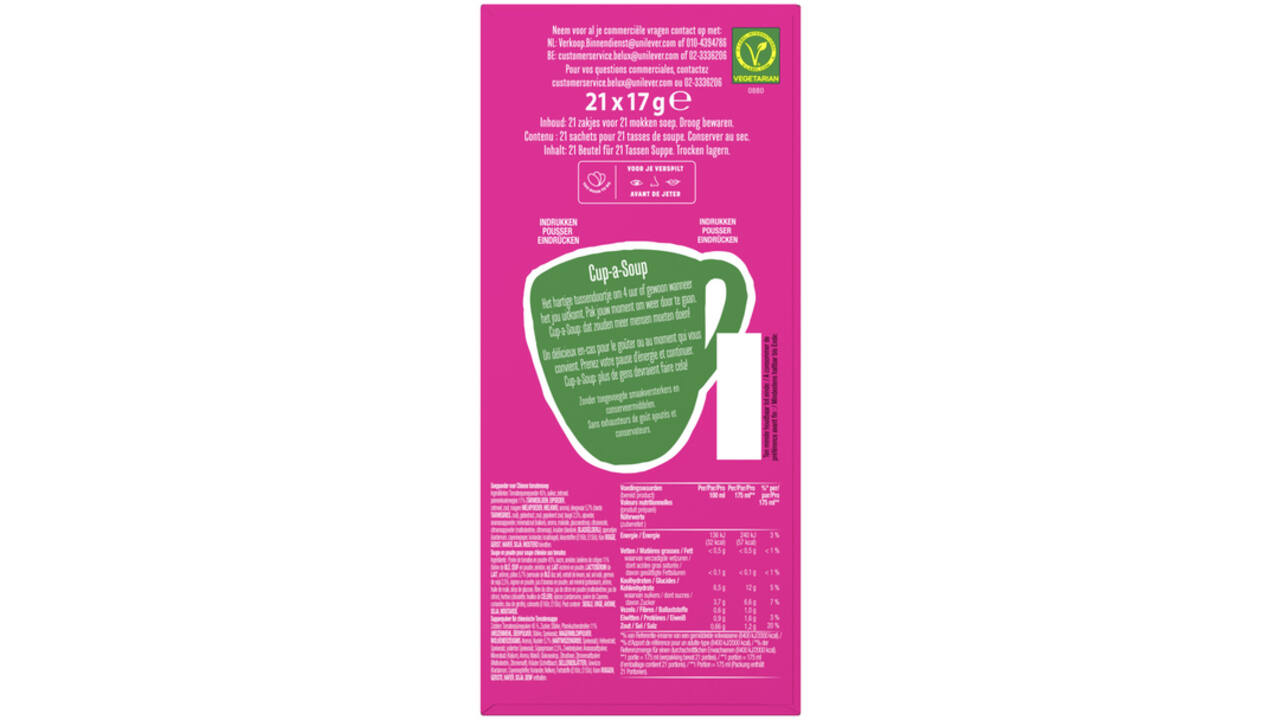 Cup-a-Soup Knorr Chinese tomaten 21x175 ml soep
