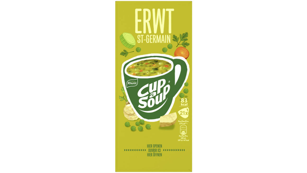 Cup-a-Soup Knorr erwtensoep 21x175ml