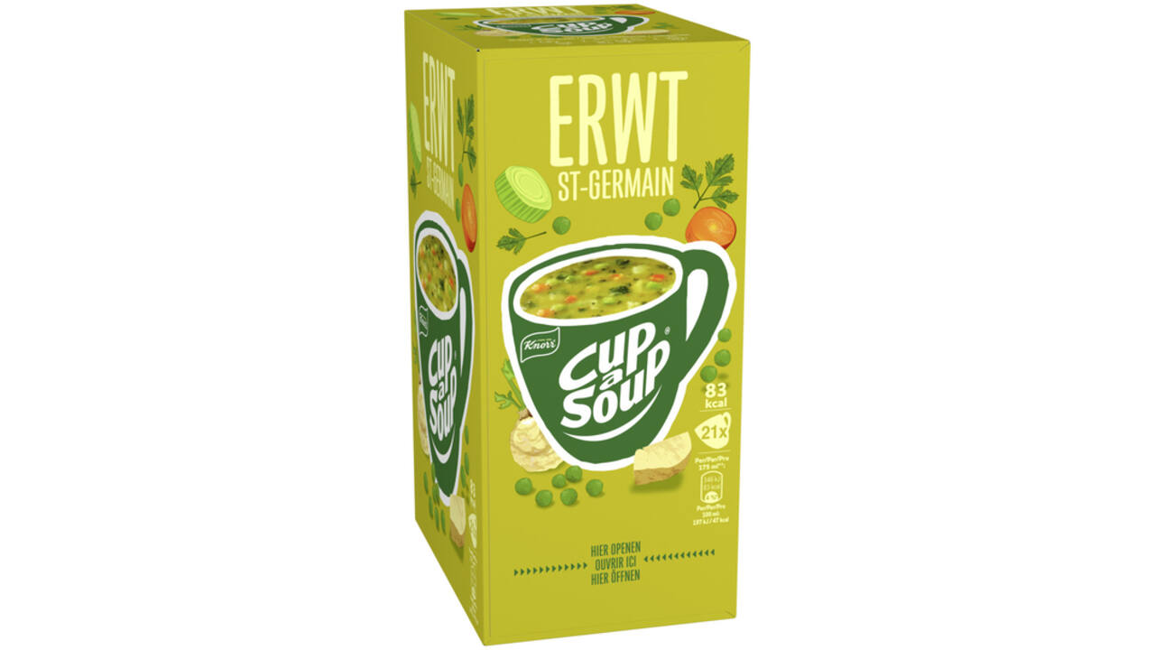 Cup-a-Soup Knorr erwtensoep 21x175ml