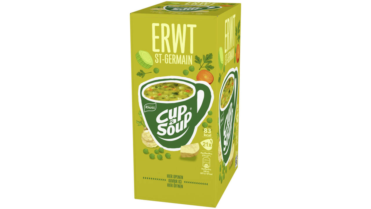 Cup-a-Soup Knorr erwtensoep 21x175ml