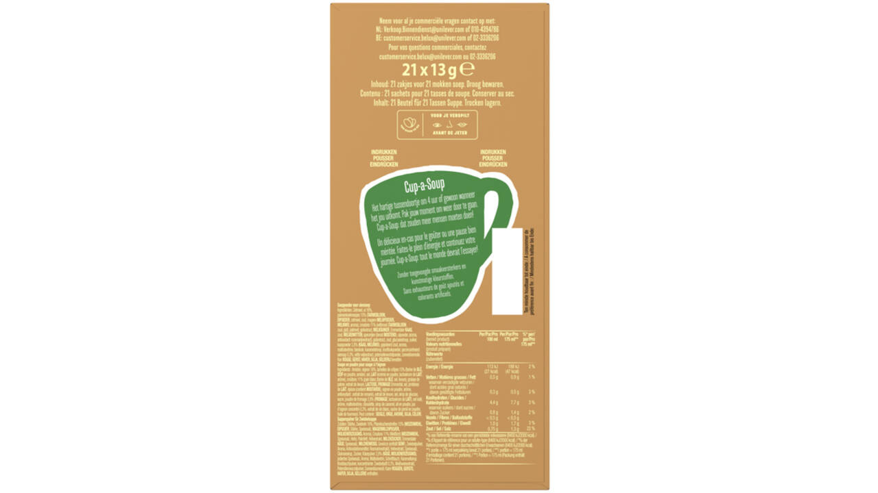 Cup-a-Soup Knorr Franse ui 21x175ml