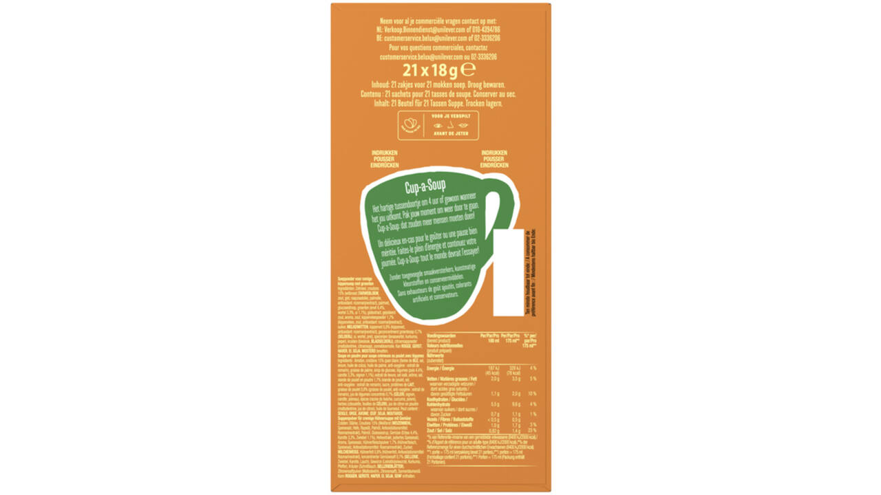 Cup-a-Soup Knorr koninginnensoep 21x175ml