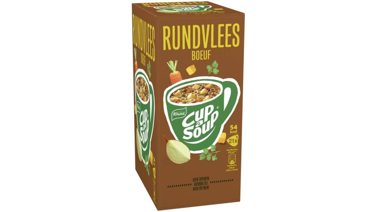 Cup-a-Soup Knorr rundvlees 21x175ml