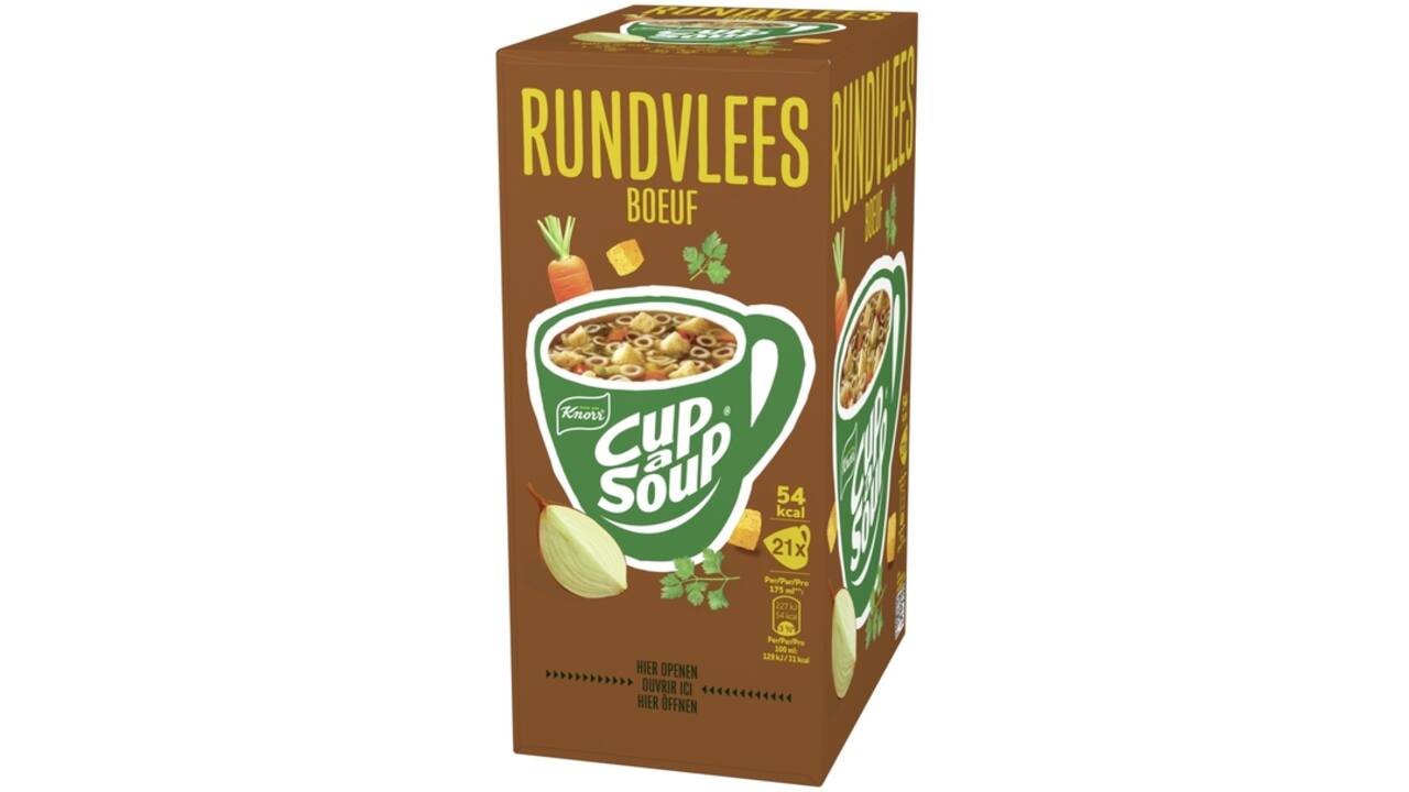 Cup-a-Soup Knorr rundvlees 21x175ml