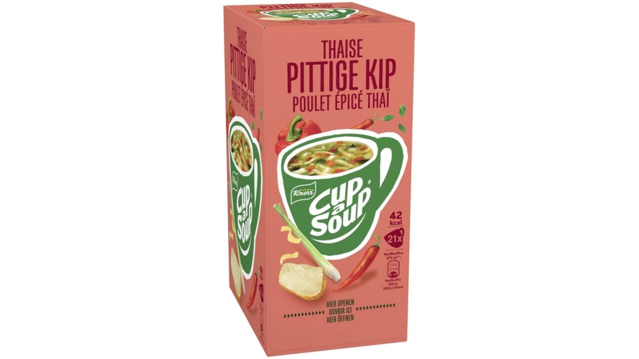 Cup-a-Soup Knorr Thaise pittige kip 21x175ml
