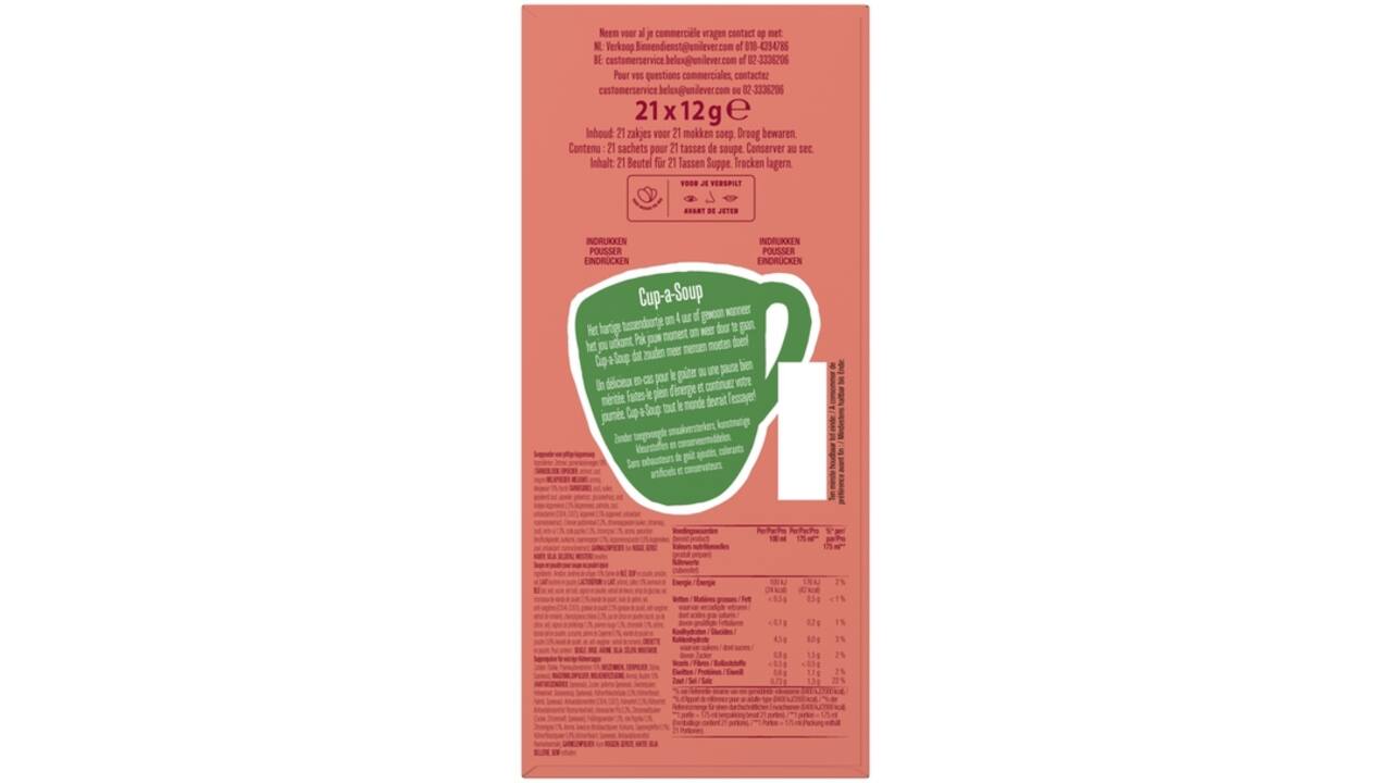 Cup-a-Soup Knorr Thaise pittige kip 21x175ml