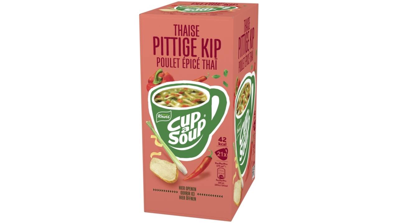 Cup-a-Soup Knorr Thaise pittige kip 21x175ml