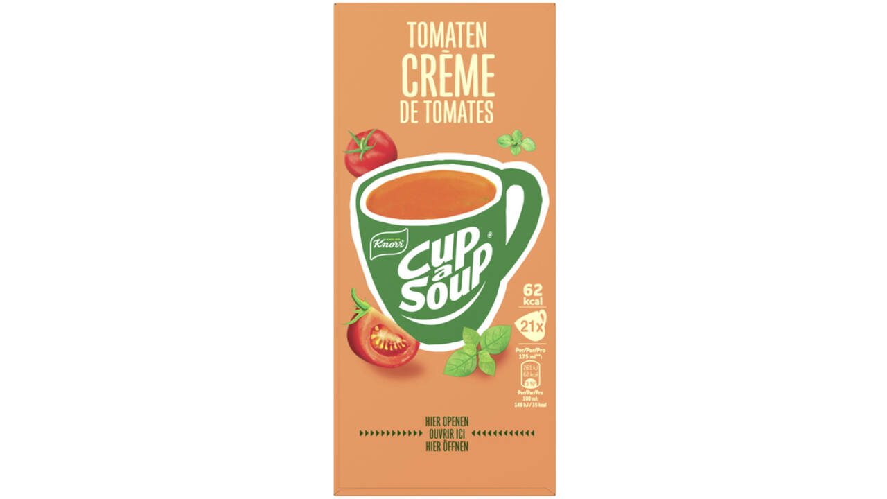 Knorr Cup-a-Soup Tomaten Crème.