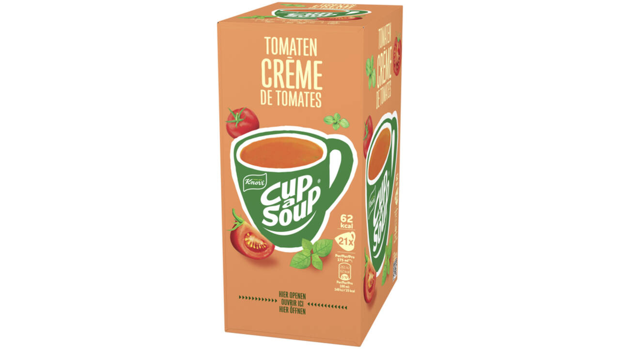 Knorr Cup-a-Soup Tomaten Crème.