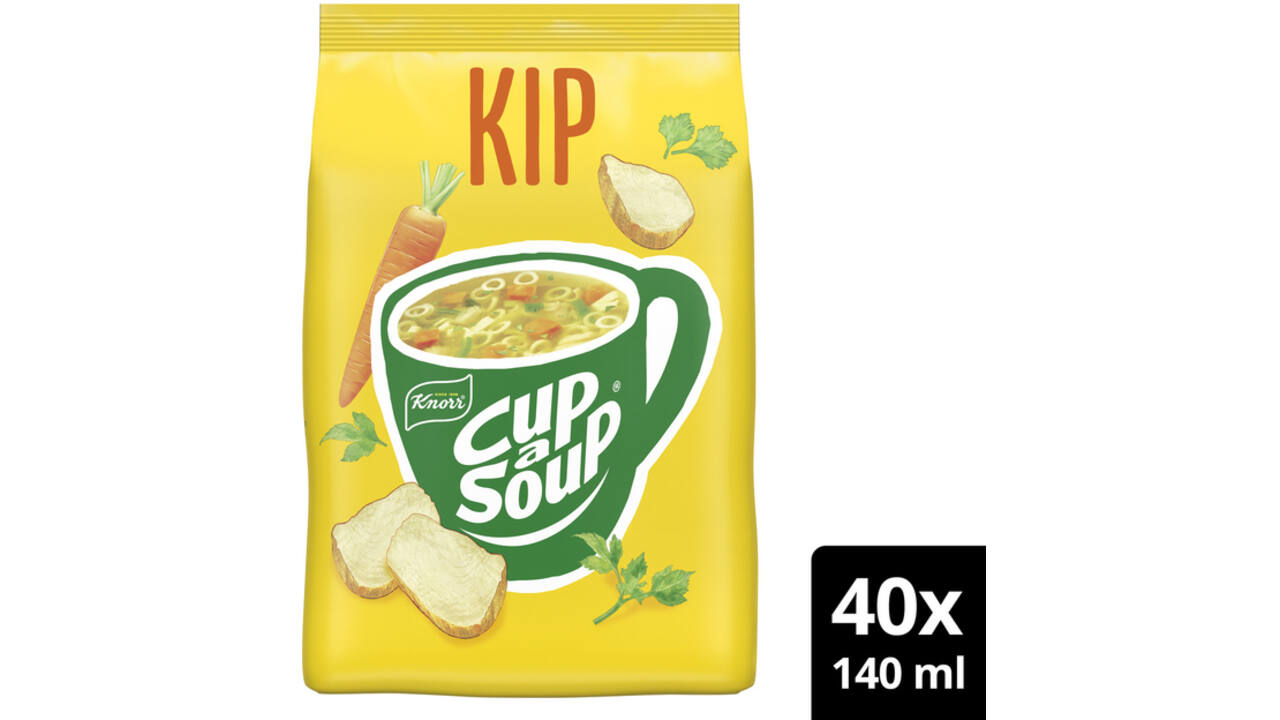 Cup-a-Soup Knorr machinezak kip 140ml