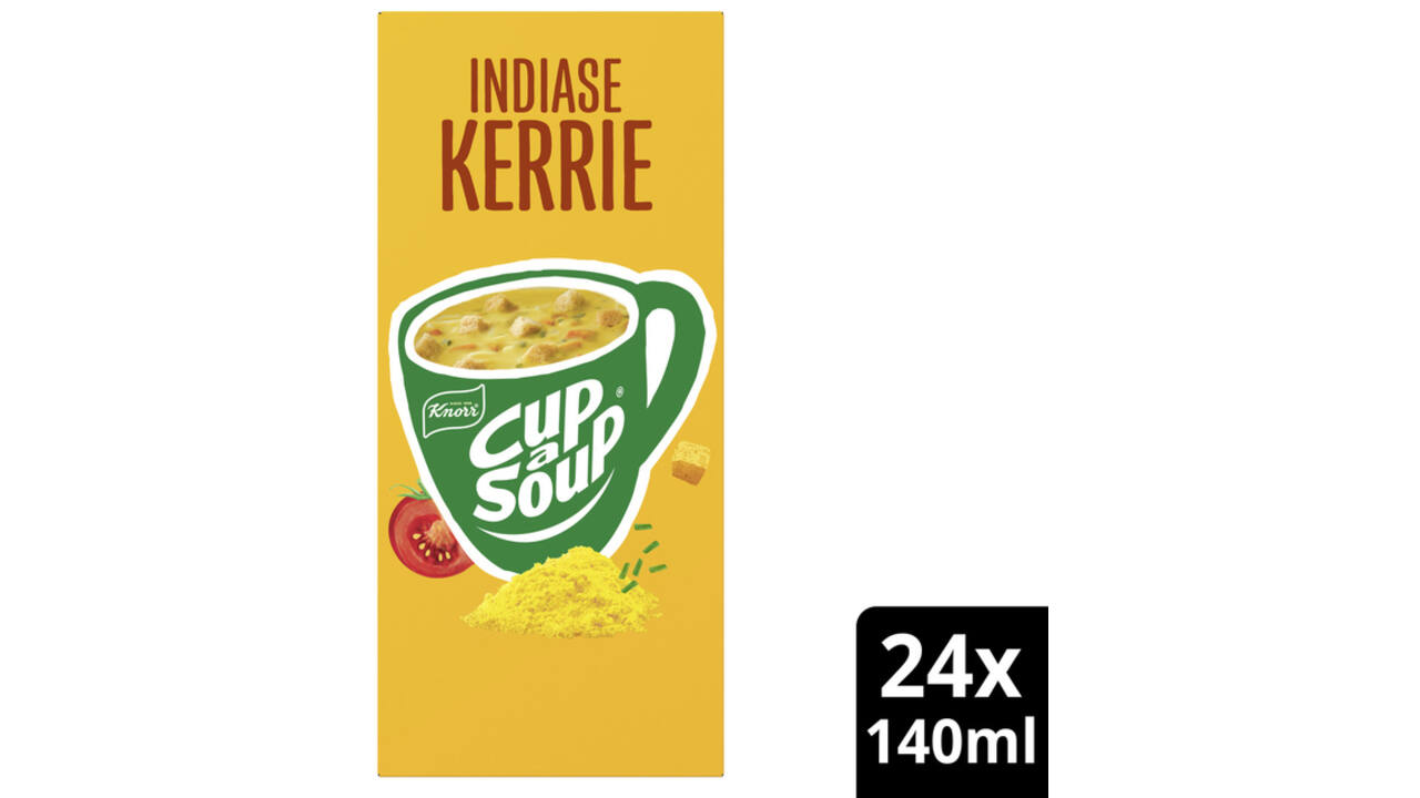 Cup-a-Soup Knorr Indiase kerrie 24x140ml