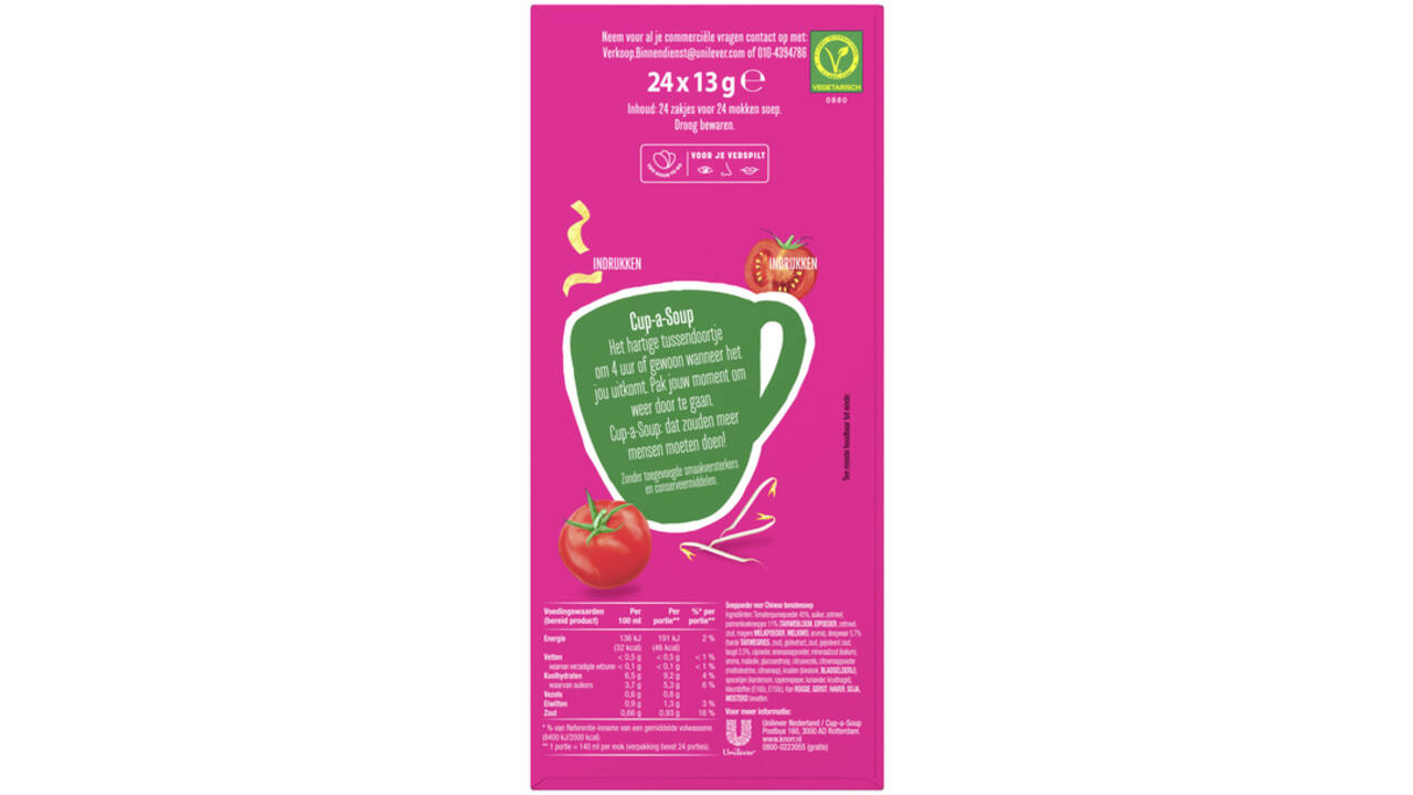 Cup-a-Soup Knorr Chinese tomaat 24x140ml