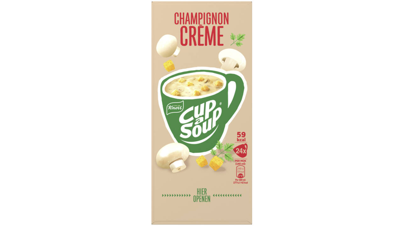 Cup-a-Soup Knorr champignon crème 24x140ml