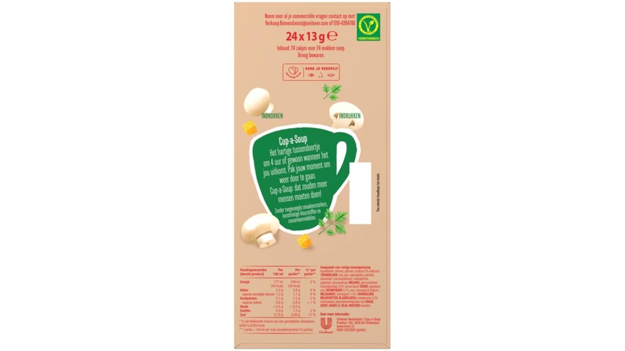 Cup-a-Soup Knorr champignon crème 24x140ml