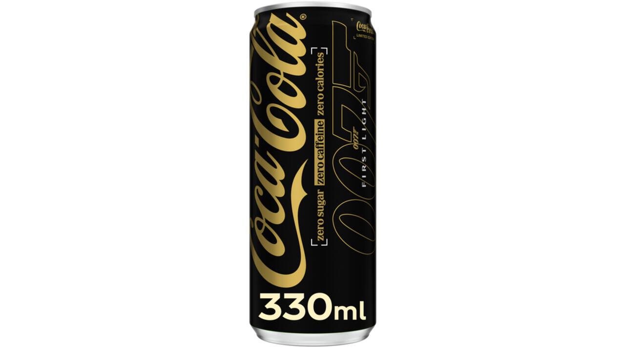 Frisdrank Coca Cola zero sugar zero caffeine blik 330 ml