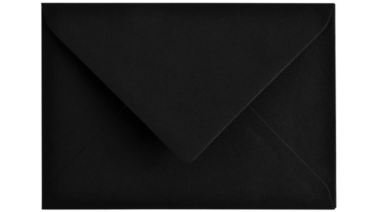 Envelop Papicolor C6 114x162mm ravenzwart