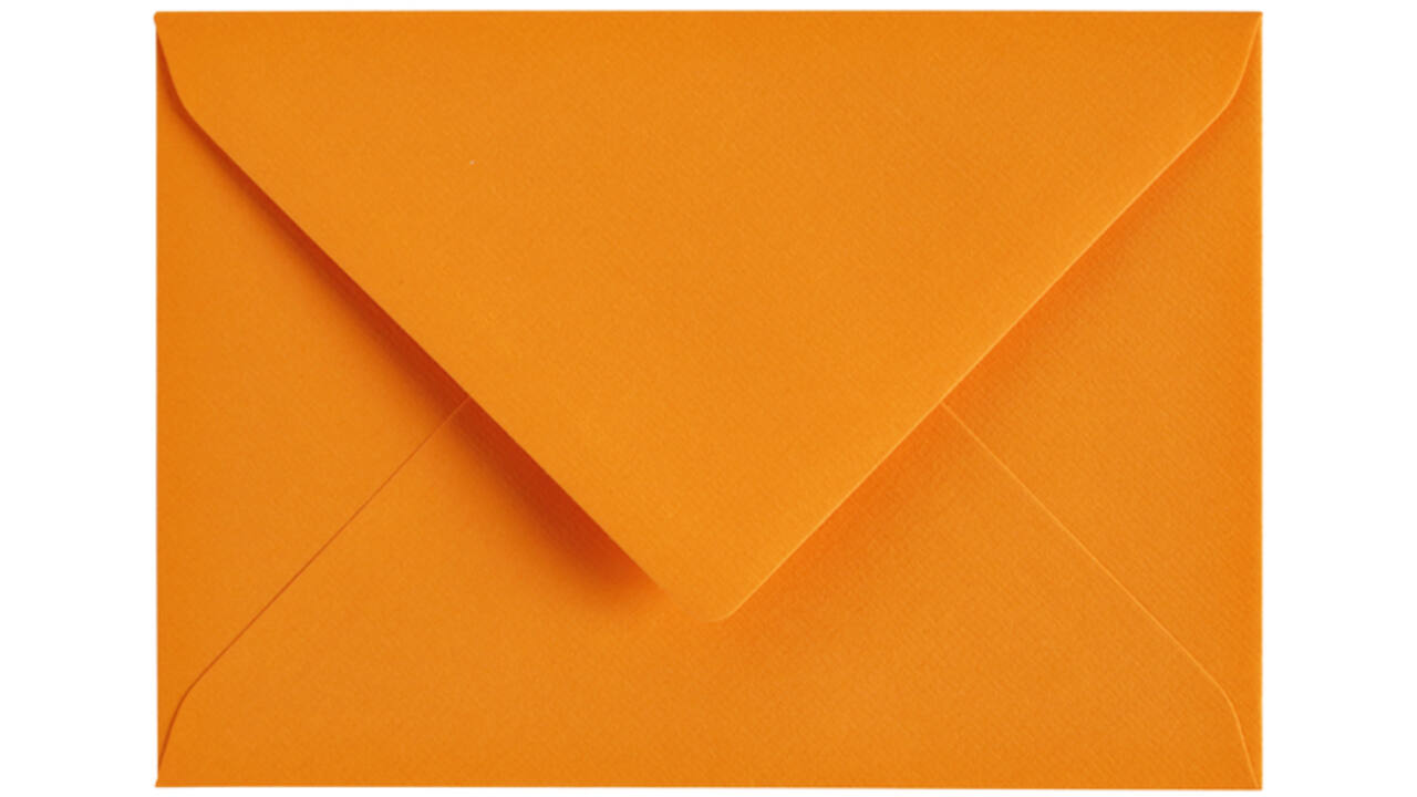Envelop Papicolor C6 114x162mm oranje