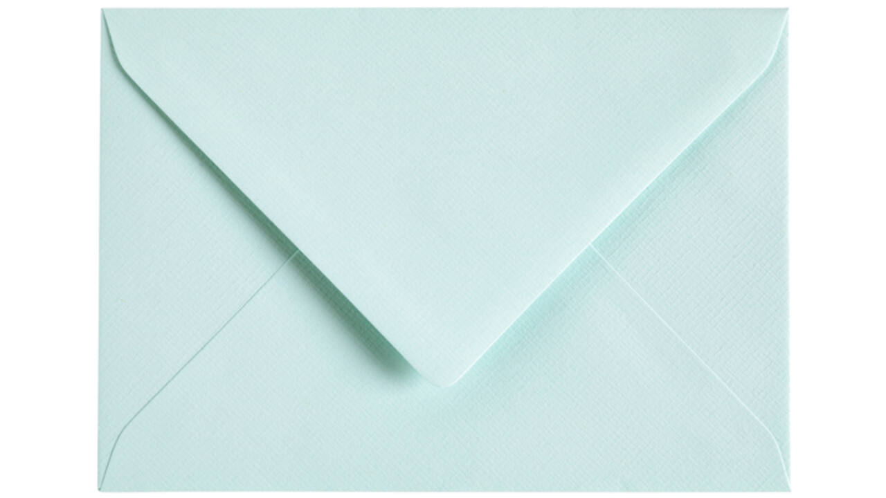 Envelop Papicolor C6 114x162mm zeegroen
