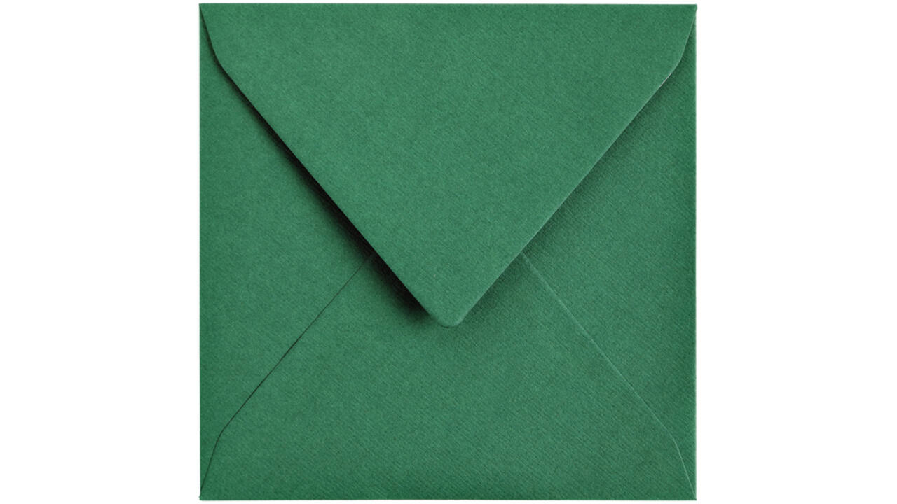 Envelop Papicolor 140x140mm dennengroen