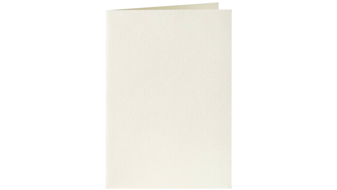 Correspondentiekaart Papicolor dubbel 105x148mm anjerwit pak à 6 stuks