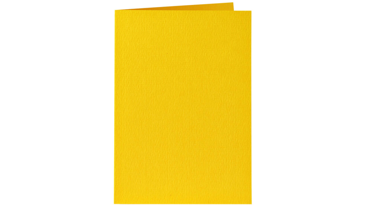 Correspondentiekaart Papicolor dubbel 105x148mm dottergeel pak à 6 stuks
