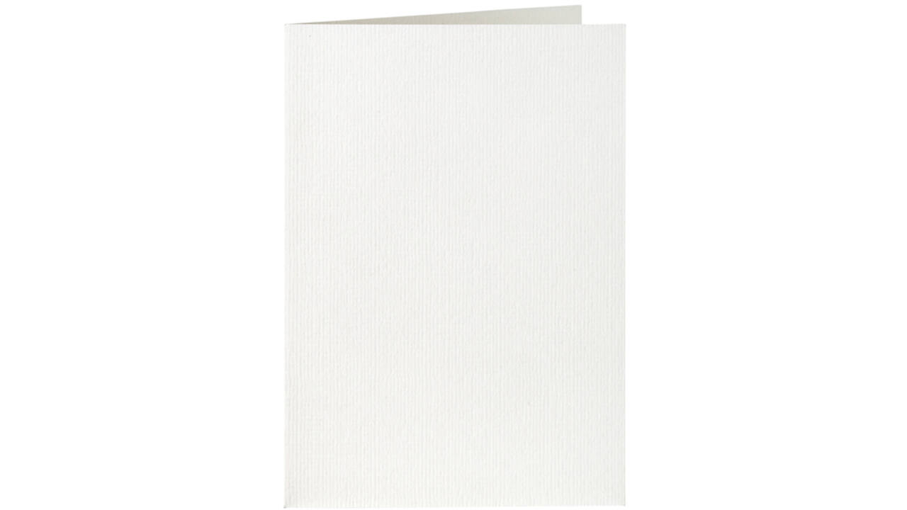 Correspondentiekaart Papicolor dubbel 105x148mm hagelwit pak à 6 stuks