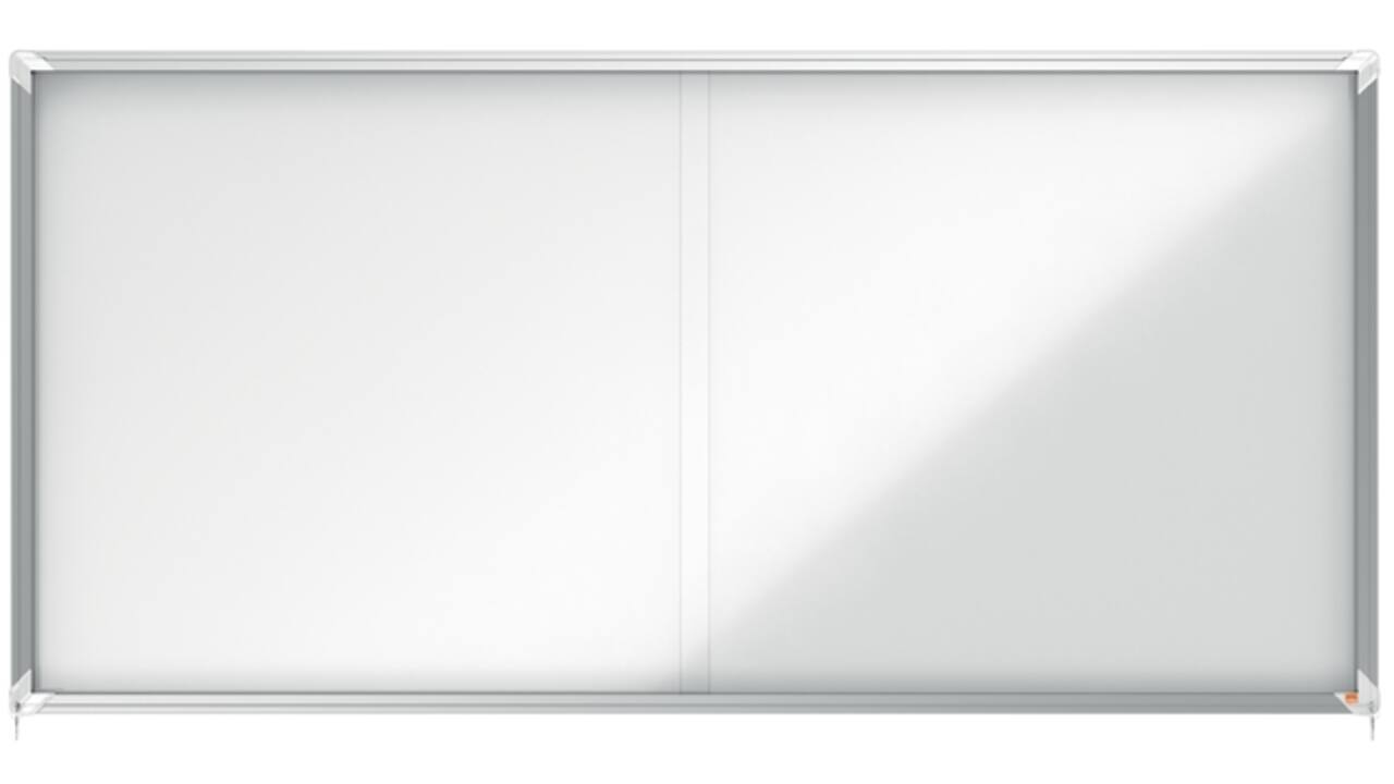 Binnenvitrine Nobo Premium Plus 27x A4 schuifdeur magnetisch