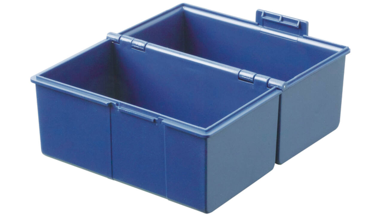 Kaartenbak Han breed A6 kunststof blauw