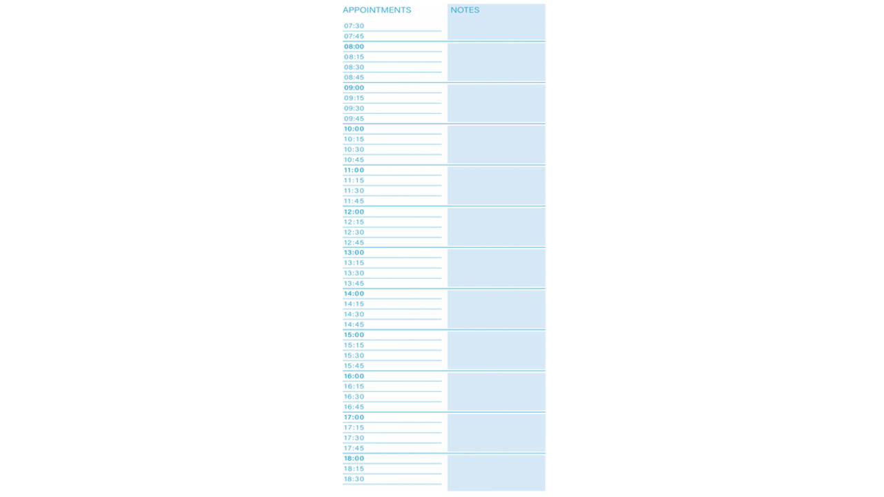 Things to do Djois Atlanta recycled papier Today 140x297mm 125vel 70gr blauw