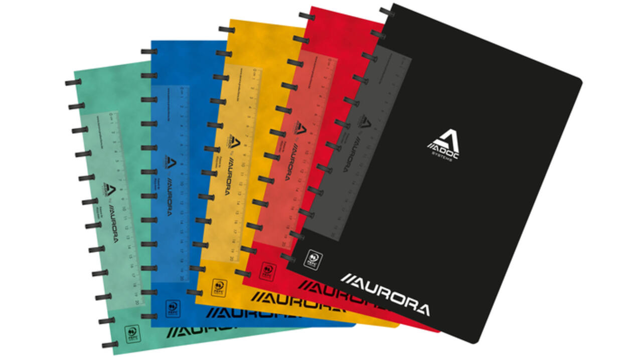 Schrift Adoc Classic A4 ruit 5x5mm 144 pagina's 90gr assorti