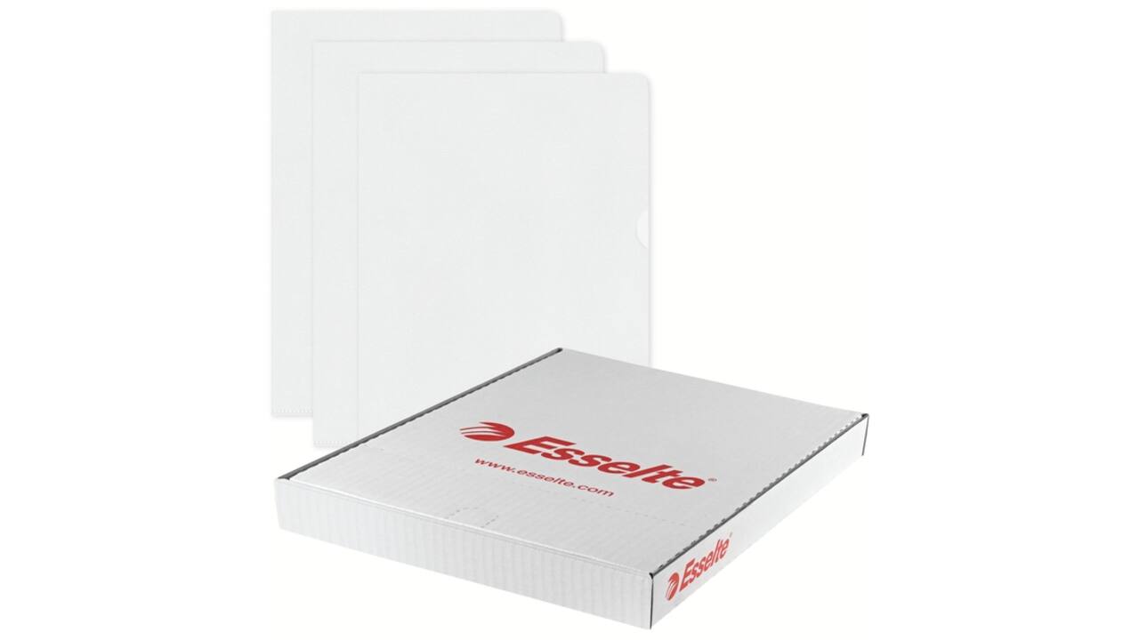 Showtas Esselte standaard 0,07mm PP A4 100 stuks