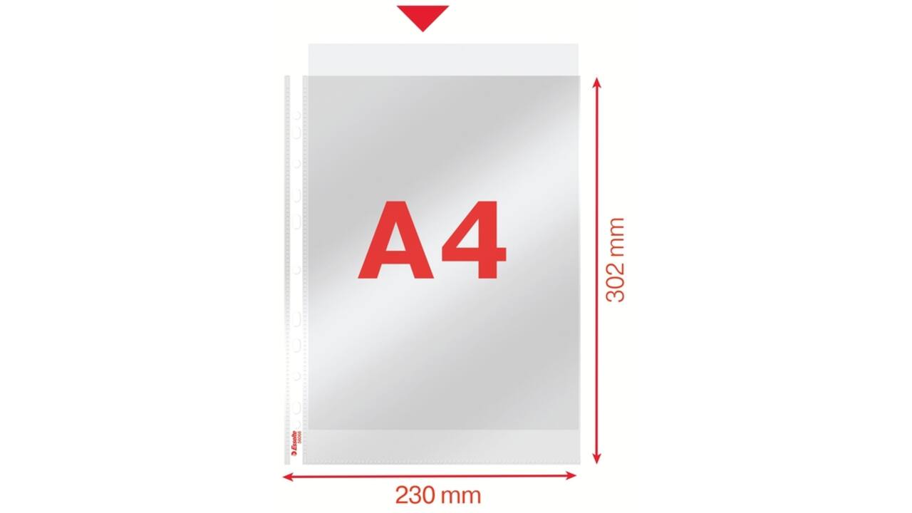 Showtas Esselte copy safe 0.06mm PP A4 glashelder 100 stuks