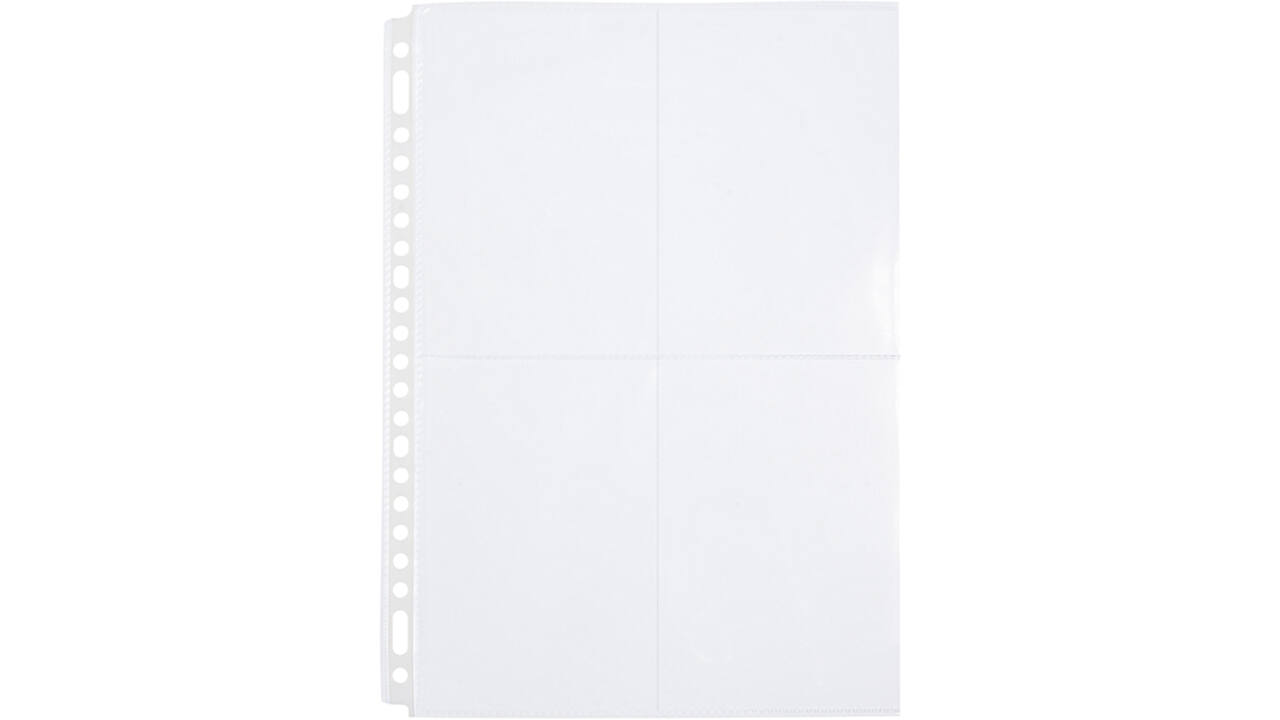 Fototas Multo A4 23-gaats 4-vaks 10X15cm PP transparant 10 stuks