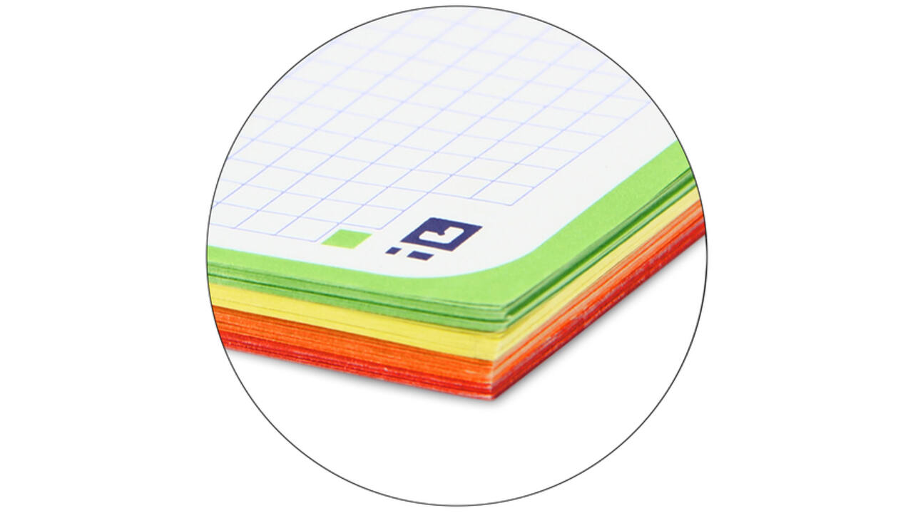Projectboek Oxford School A5+ lijn 6-gaats 240 pagina's 80gr blauw