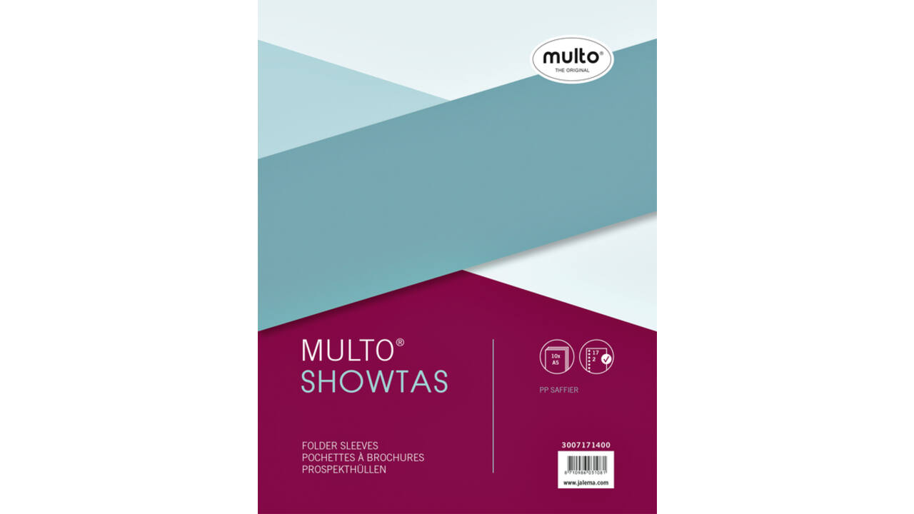 Showtas Multo 17-gaats PP 0.08mm nerf 10 stuks