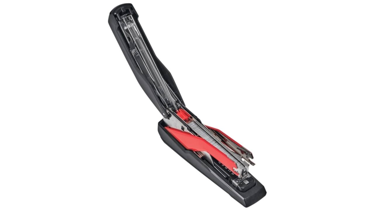 Bureaunietmachine Rapid Supreme fullstrip S1O60 60 vel zwart/rood