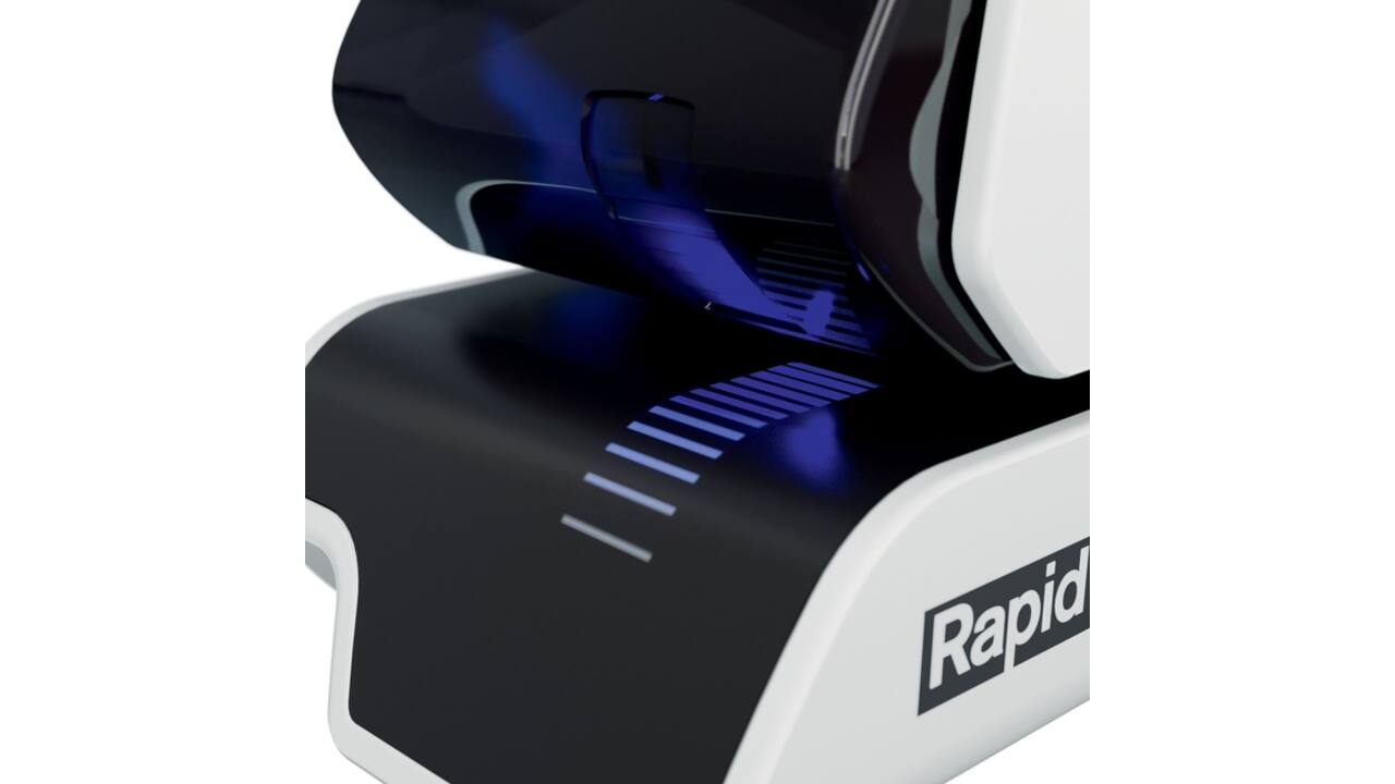 Nietmachine Rapid Supreme contactloos elektrisch 5025 e 25 vel wit