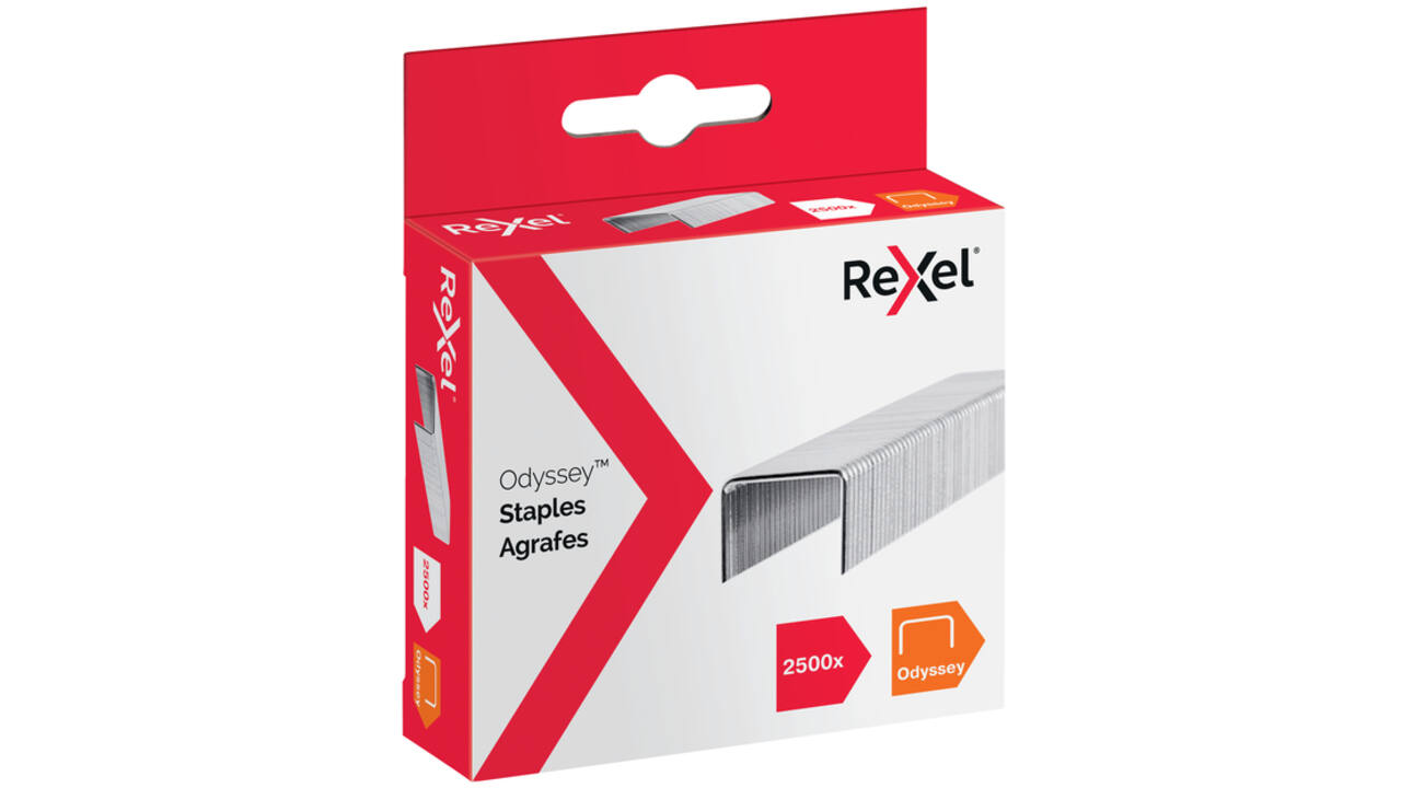 Nieten Rexel Odyssey verzinkt 2500 stuks