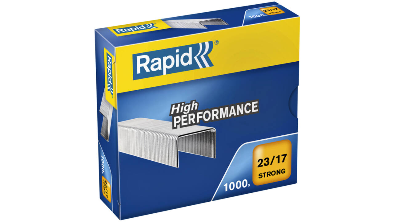 Nieten Rapid 23/17 gegalvaniseerd strong 1000 stuks