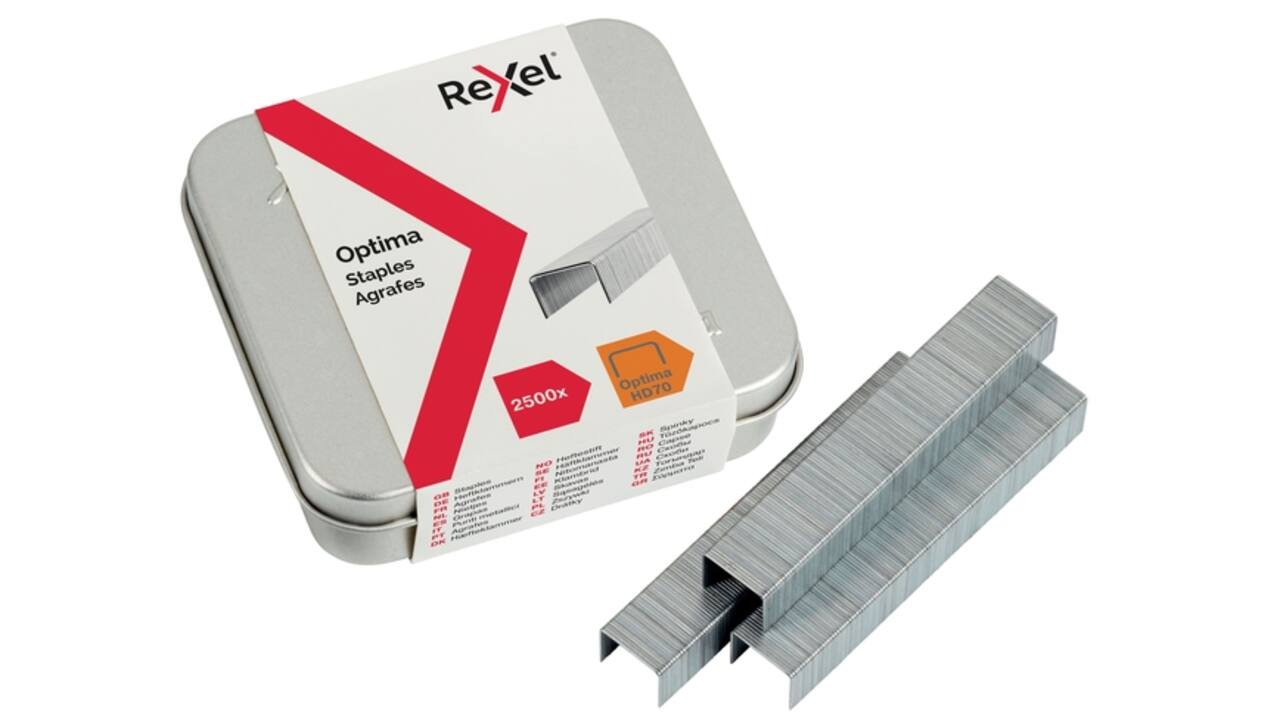 Nieten Rexel Optima nr70HD gegalvaniseerd 2500stuks