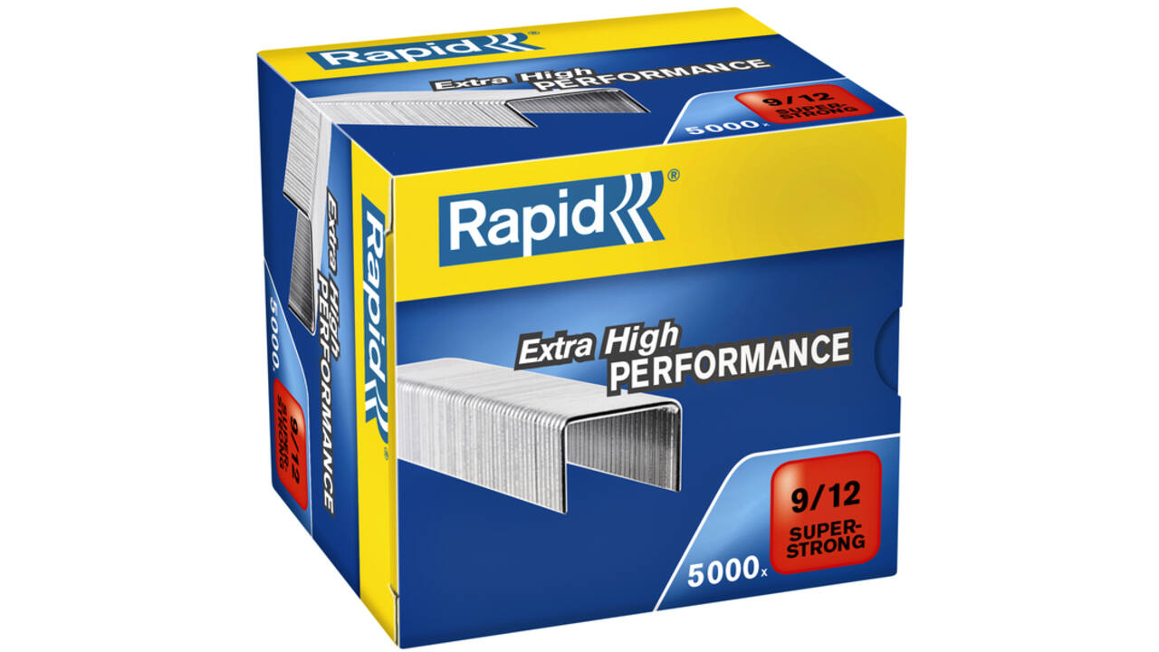 Nieten Rapid 9/12 gegalvaniseerd super strong 5000 stuks