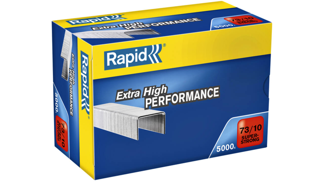 Nieten Rapid 73/10 gegalvaniseerd super strong 5000 stuks