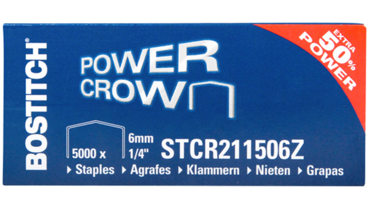 Nieten Bostitch B8 staal STRC2115 6mm gebogen rug 5000stuks