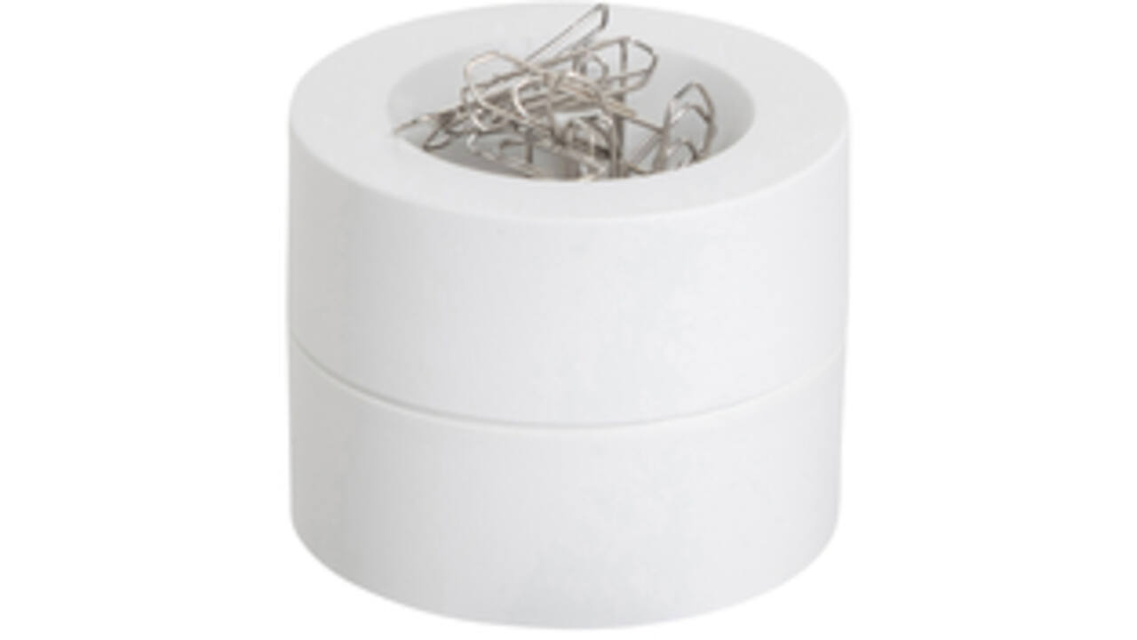 Papercliphouder MAUL Pro Ø73mmx60mm wit